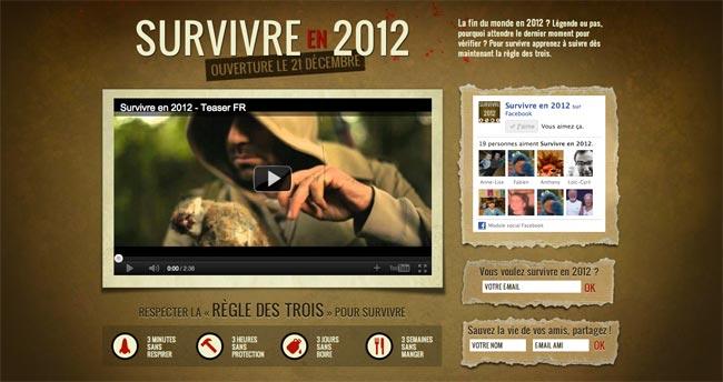 Survivre en 2012, startup normande