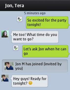 Kik Messenger Kik Messenger sinvite sous Symbian