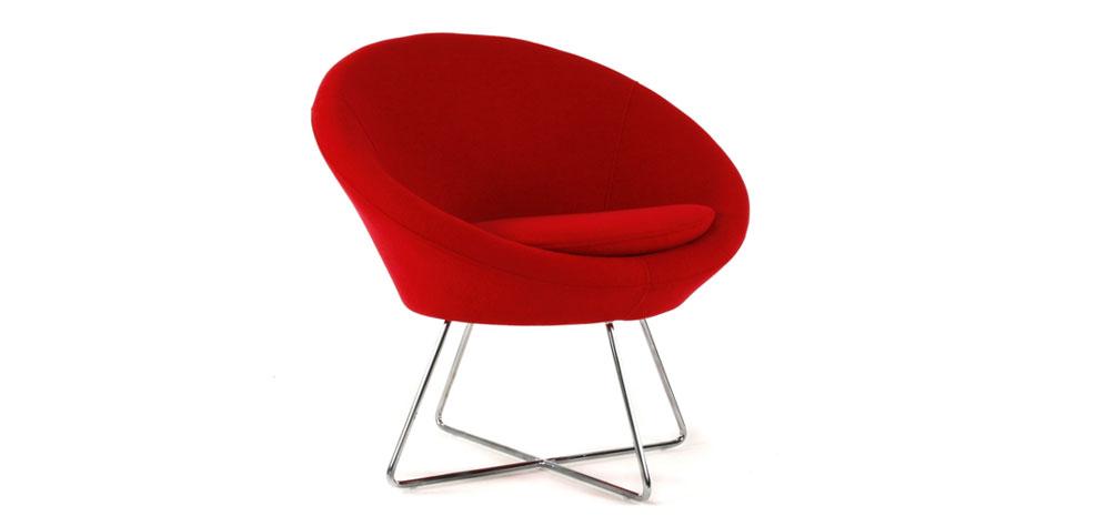fauteuil aiko rouge