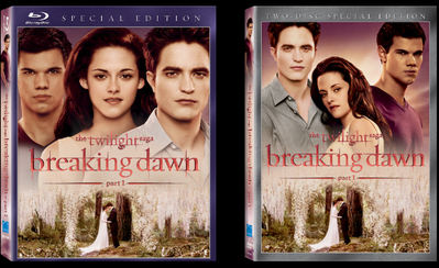 Sortie du DVD de Breaking Dawn aux USA