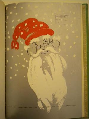 Grafiskt Forum Dec. 1951 Cover, by Helge Rehnström Grafiskt Forum Dec. 1951 Cover, by Helge Rehnström