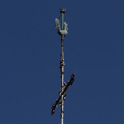 Coq et clocher : Sexey-aux-Forgee