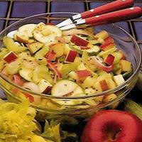 Salade aux pommes croquantes