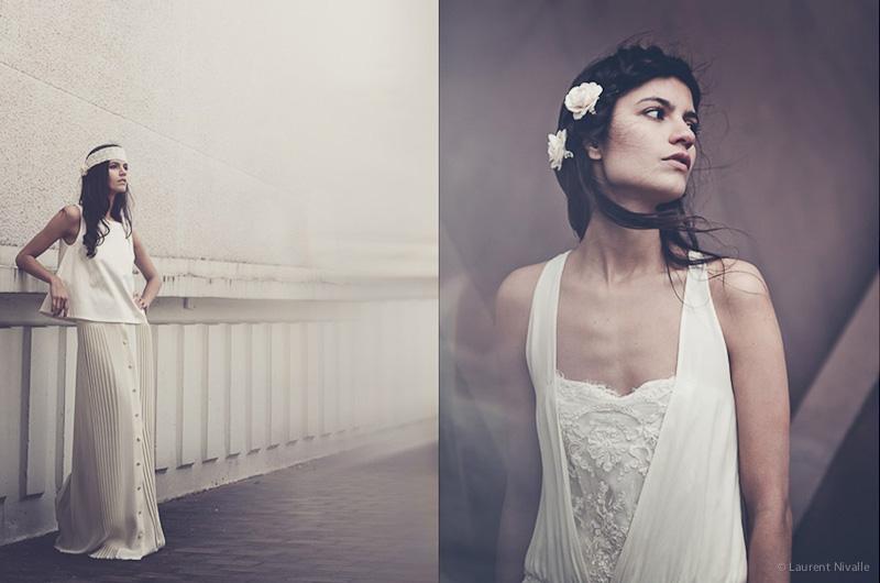 Collection de robes de mariée Laure de Sagazan par le photographe Laurent Nivalle * Interview