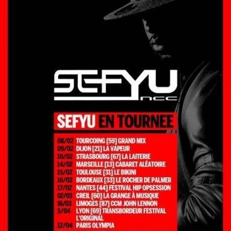 Concerts - Sefyu - Tournée 2012