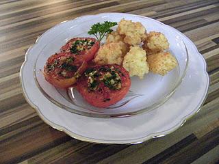 Croquettes de riz et tomates provençales