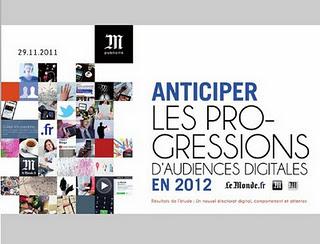 le slide du mardi : Anticiper les progressions d'audiences digitales en 2012