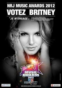 Voter pour Britney Spears aux NRJ Music Awards