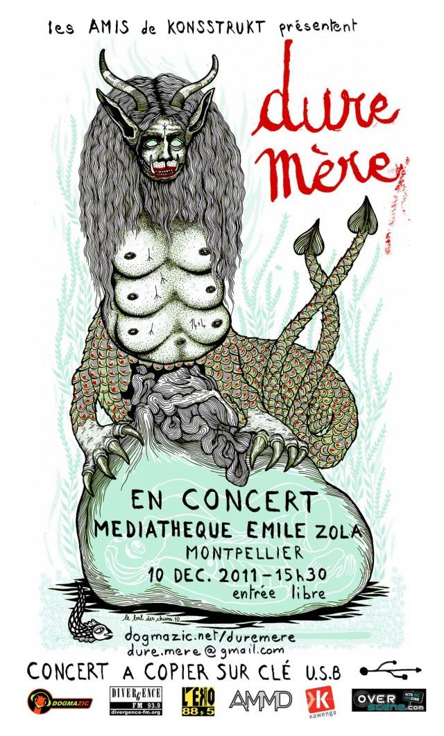 DURE-Mèrele 10 décembre à Montpellier
