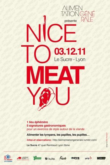 Soirée Nice to Meat You au Sucre