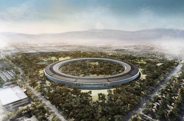 Apple soumet les plans révisés de son nouveau campus...