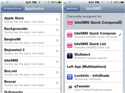 Apptivator: donnez plus de fonctions aux icônes de votre Springboard