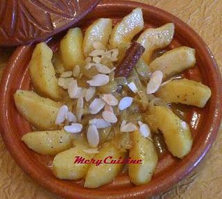 Tajine de coings à l’oignon
