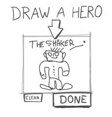 create a hero,draw a hero,champion,super héro,le shaker de cyril,rêver,dessiner