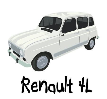 renault 4 retro année 80