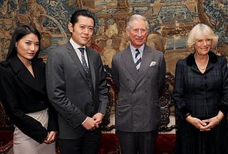 Pendant ce temps-là, le Roi & la Reine du Bhoutan sont à Londres!