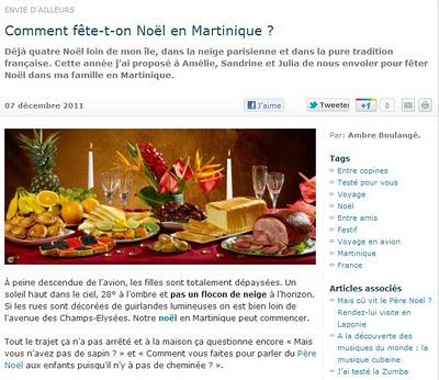 Comment fête-t-on Noël en Martinique ?