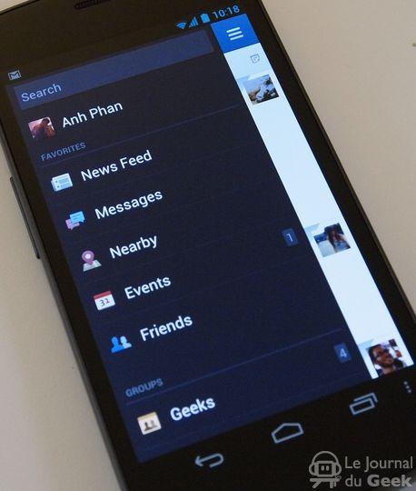 facebook android Le Facebook pour Android nouveau est arrivé