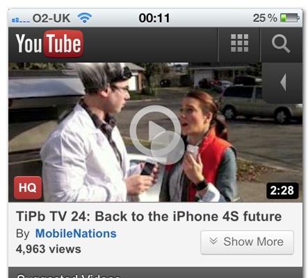 Regarder des vidéo HD sur Youtube avec un iPhone en 3G