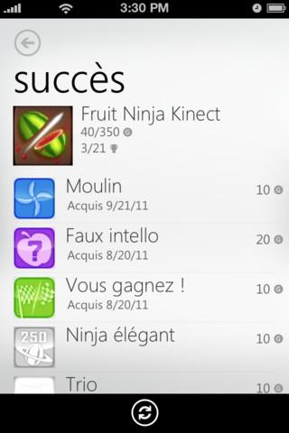 Appli officielle « XBox live » disponible sur iPhone/iPad