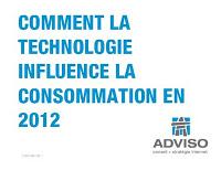 Le slide du jeudi : Comment la technologie influence la consommation en 2012