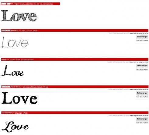 Save the date gribouillé comme “fait main”