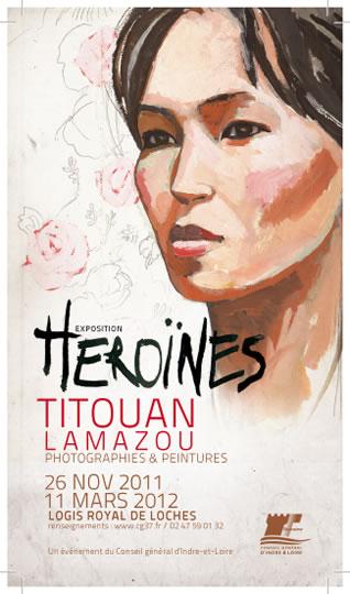 Exposition Héroïnes de Titouan Lamazou