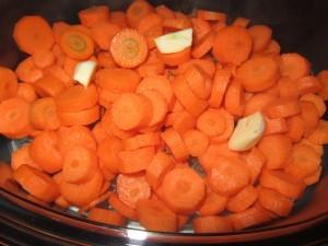 carottes ail avant cuisson