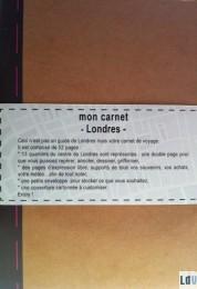 Editions Sarah André - Mon carnet - Londres (Carnet de voyage déja préparé)