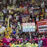 La plus importante grève depuis 30 en Grande-Bretagne  pour la défense des retraites du secteur public