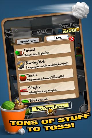 Paper Toss 2: le retour de la corbeille à papier