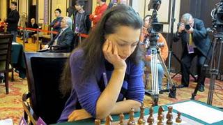 Echecs à Pékin : la joueuse russe Alexandra Kosteniuk © site officiel 