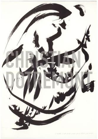 Les logogrammes de Christian Dotremont au Centre Pompidou