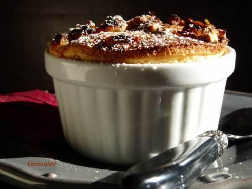 SOUFFLE AU POTIRON, RAISINS SECS & NOIX