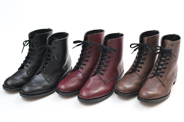 VICTIM X GEORGE COX – S/S 2012 – 8 HOLE LEATHER BOOTS