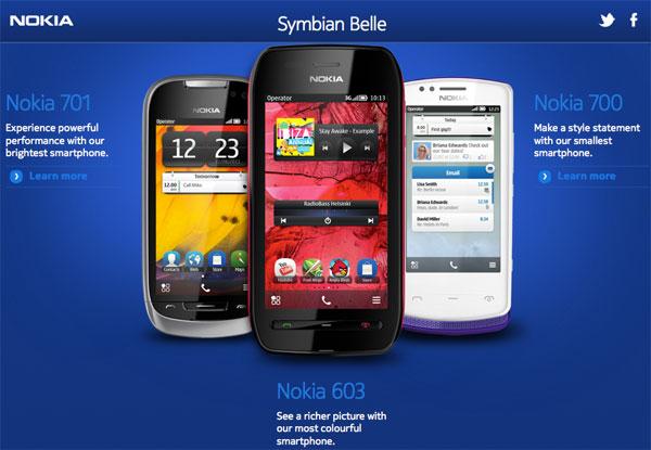 symbian belle Symbian Belle pour 2012