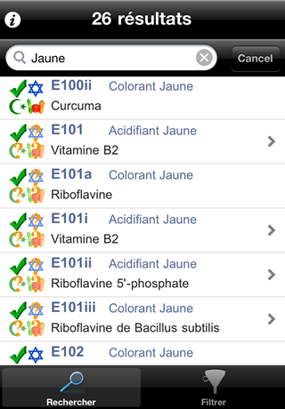Sachez ce que vous mangez avec « iAdditifs » qui est Gratuit