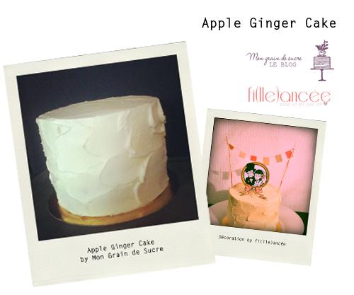 apple ginger cake for Fi(lle)ancée