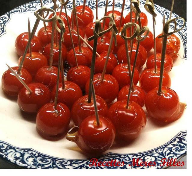 La recette Noël : Tomates cerise d'amour