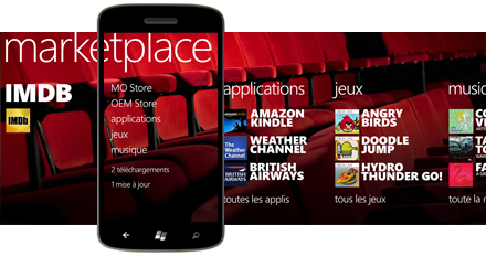 marketplace wp7 45 000 applications sur le Marketplace Windows Phone