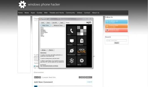 themes for windows phone Lutilitaire Themes For Windows Phone est de sortie !
