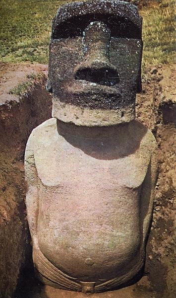[Spiritualités & Traditions] Les statues de l’Ile de Pâques… ont un corps !