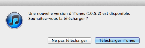 iTunes 10.5.2 enfin disponible