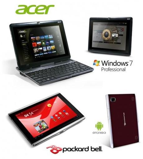 acer pb 486x540 [Jeu concours JDG] Deux tablettes de Acer et PackardBell à gagner !