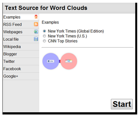 HTML5 Word Cloud : Générateur automatique de nuage de mots