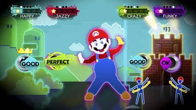 Mario fait sa choré dans Just Dance 3