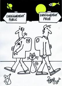 enseignement public prive