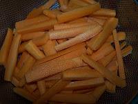 Frites de carottes