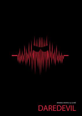 minimal art: marvel comics Daredevil