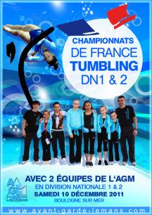 L’AGM Vice Champion de France de Tumbling par Equipe DN2 !